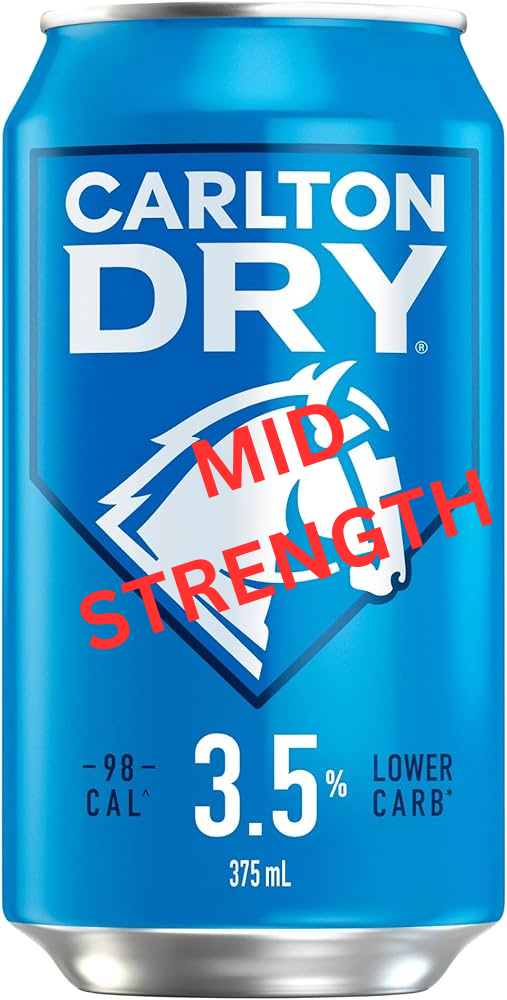 CARLTON DRY MID CANS 375ML-Pack of 30