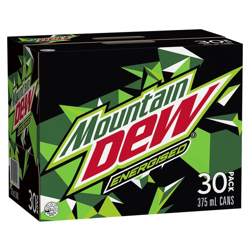 MOUNTAIN DEW 30 X 375ML CANS