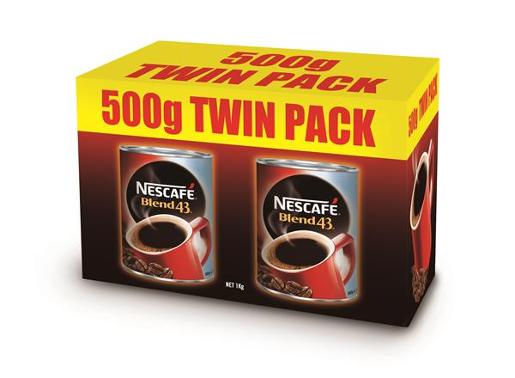 NESCAFE BLEND 43 TWIN PACK 500GM