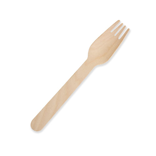 WOODEN DISPOSABLE FORK 100S