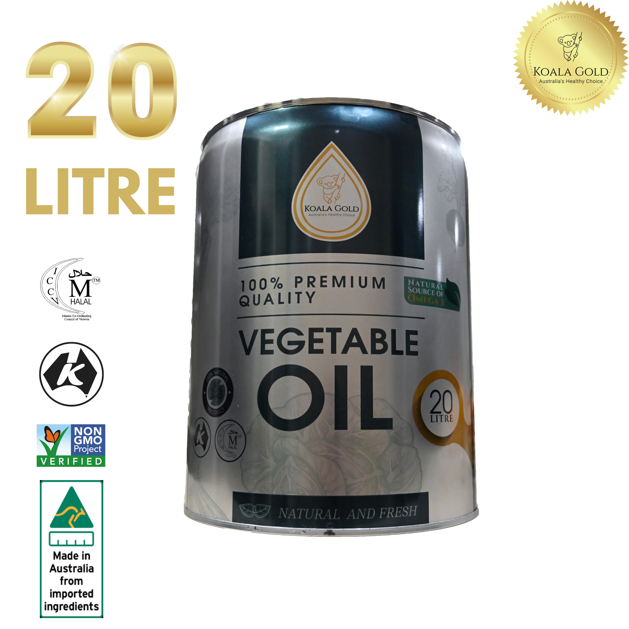 OIL VEGETABLE 20L KOALA GOLD