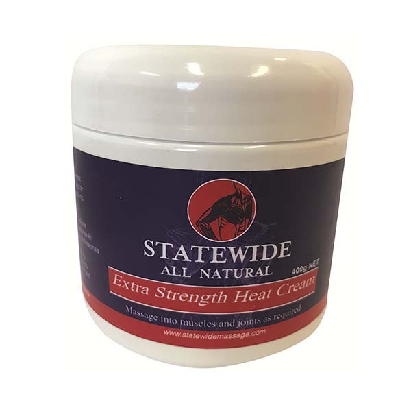 STATEWIDE MASSAGE EXTRA STRENGTH HEAT CREAM 400G