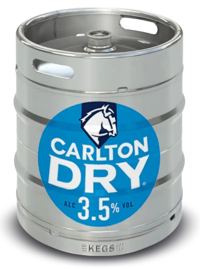 CARLTON DRY MID 3.5% KEG 49.5L