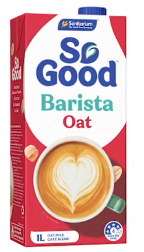 SO GOOD BARISTA OAT MILK UHT 1L