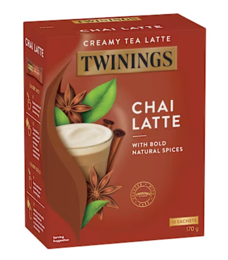 TWININGS CHAI LATTE TEA 10/PACK