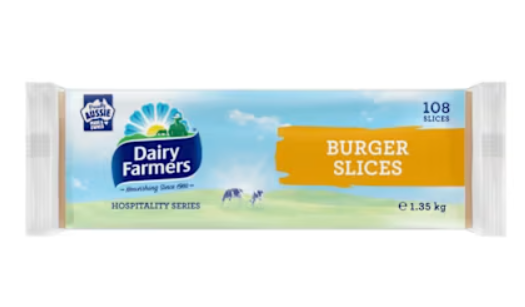 DAIRY FARMERS BURGER SLICE CHEESE 1.35kg