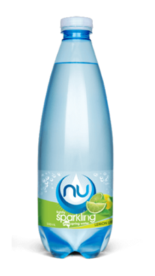 NU PURE LIGHTLY SPARKLING LEMON LIME 12X500ML
