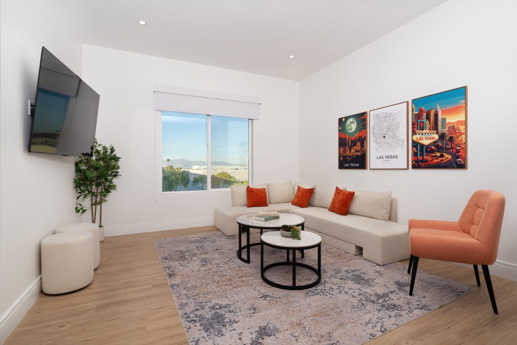 1& 2-Bed Living Room - Anthony Mair