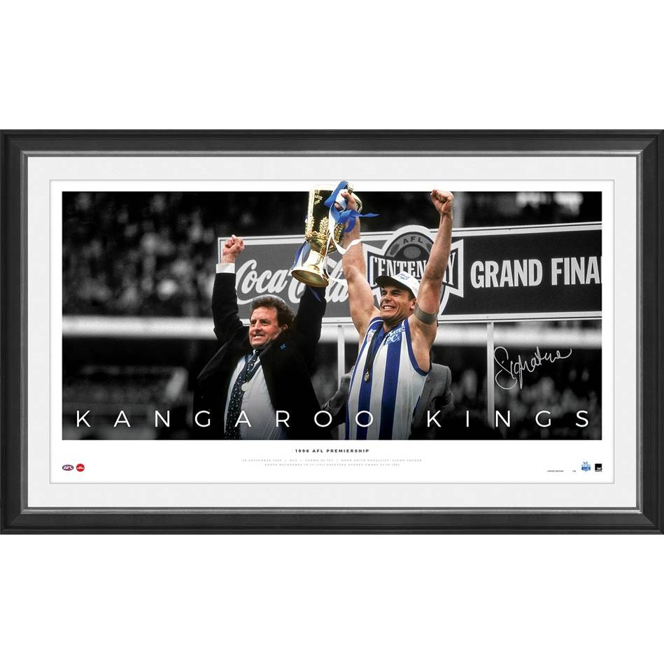 North Melbourne Kangaroos – Wayne Carey Signed & Framed ...