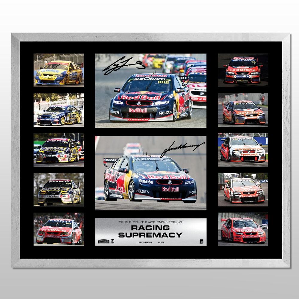 V8 Supercars – Triple Eight 10 Years Signed Photographs