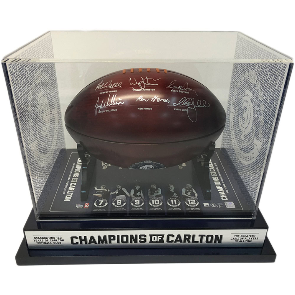 Carlton Blues – 150th Year Champions of Carlton Hand Signed Maho...