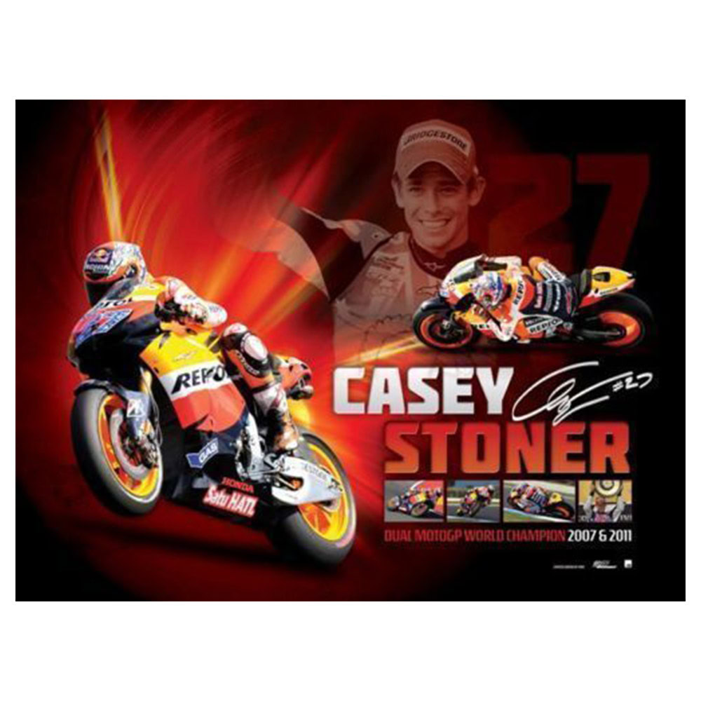 Casey Stoner – 2011 Moto GP World Champion Limited Edition Print