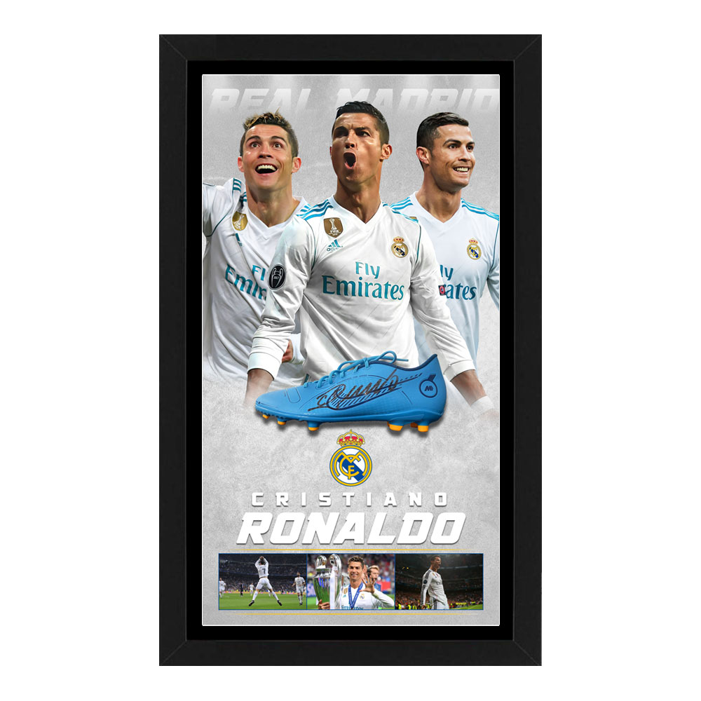 Soccer – Cristiano Ronaldo Real Madrid Signed & Framed Boot