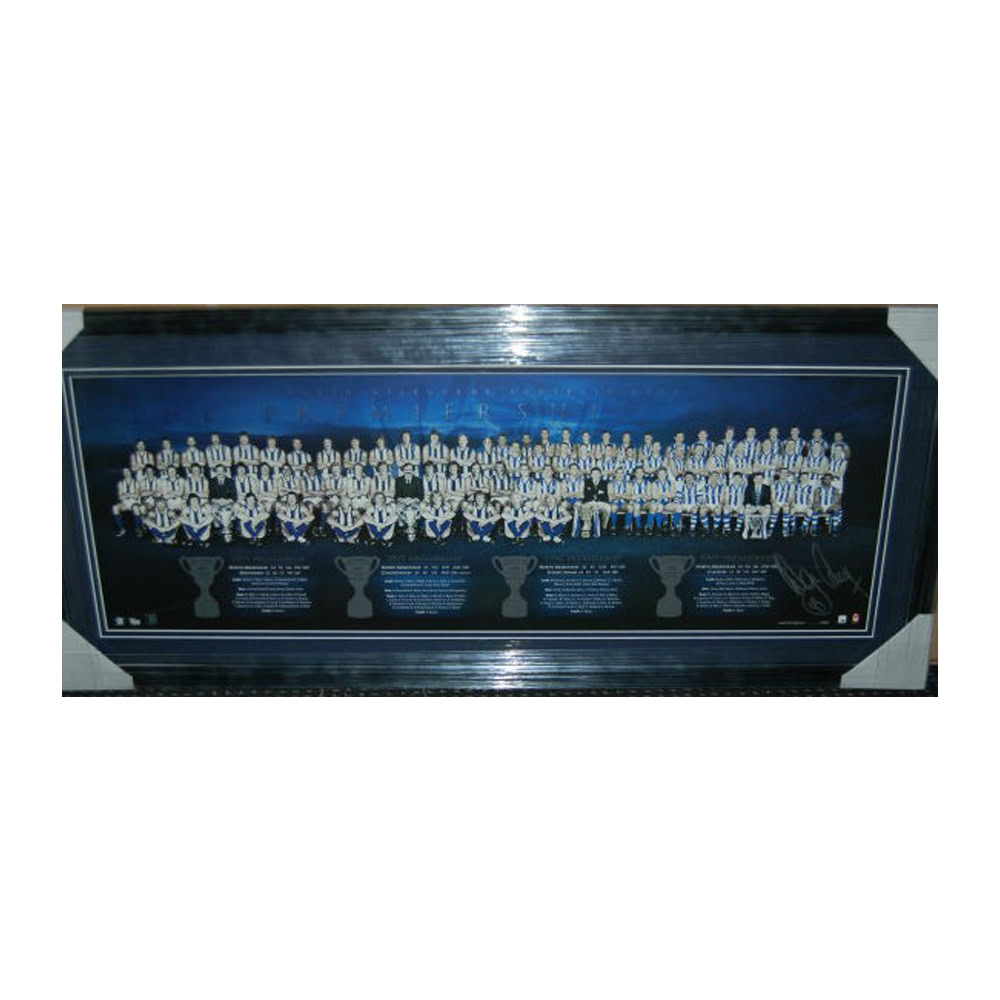 North Melbourne Kangaroos – Wayne Carey Signed & Framed Prem...