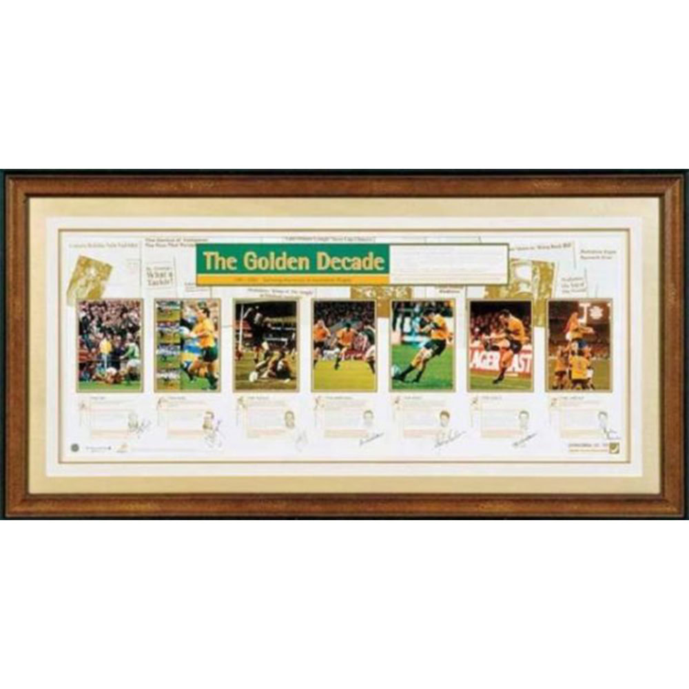 Rugby Union – Australian Wallabies – The Golden Decade Sig...