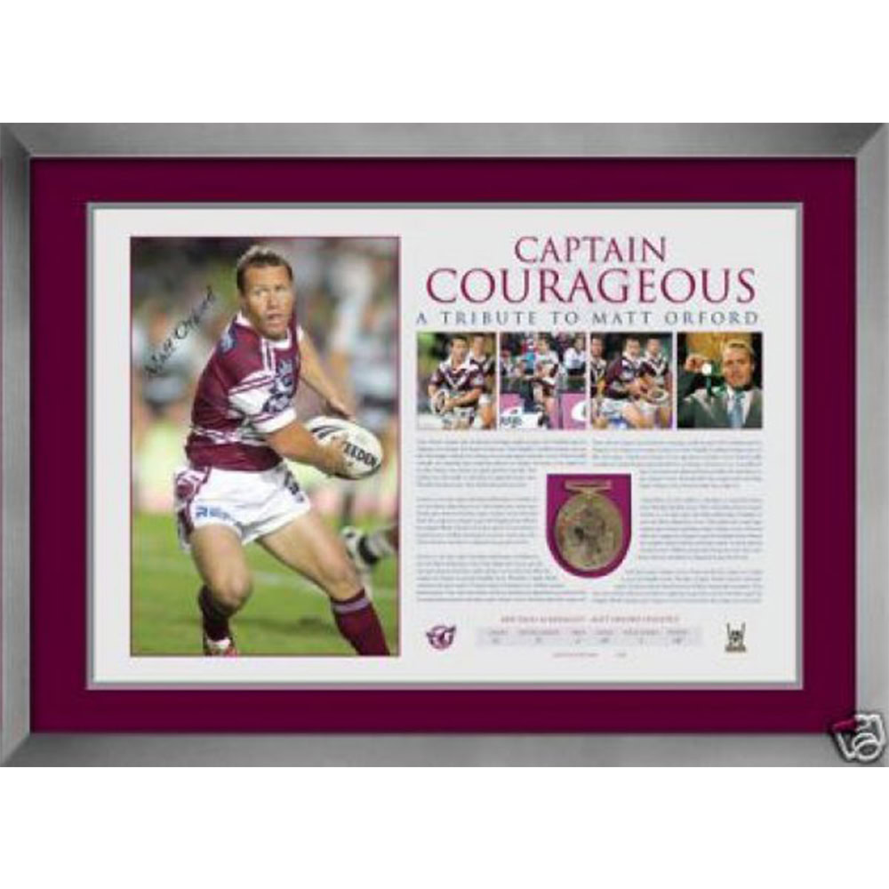 NRL – Manly Sea Eagles – Matt Orford “Captain Courag...
