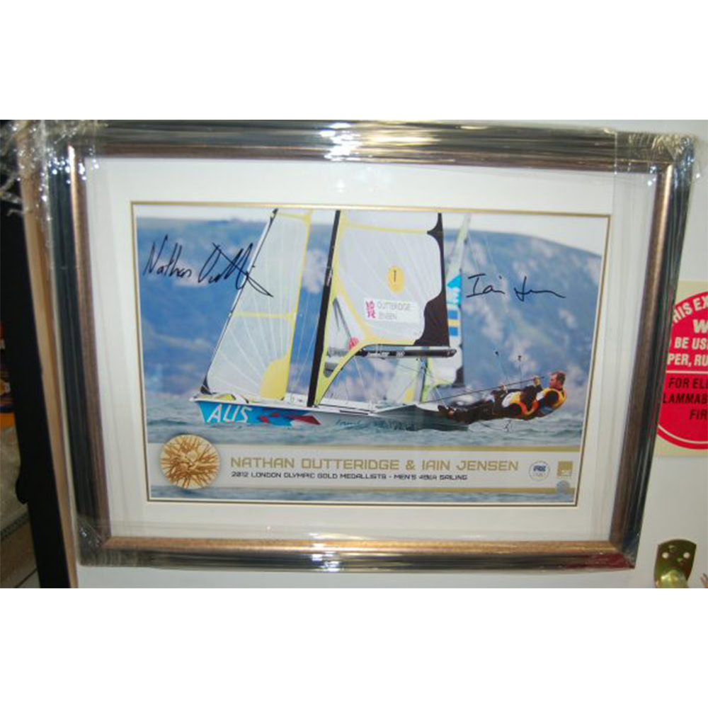 Olympics – 49ers Sailing Golden Glory Signed Photograph