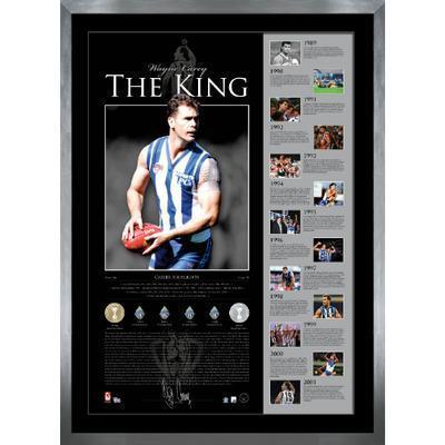 North Melbourne Kangaroos – Wayne Carey Signed “The King&#...