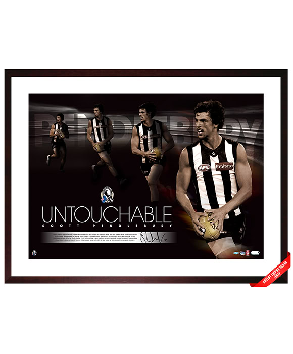 Collingwood Magpies – Scott Pendlebury ‘Untouchable’ Lithogr...