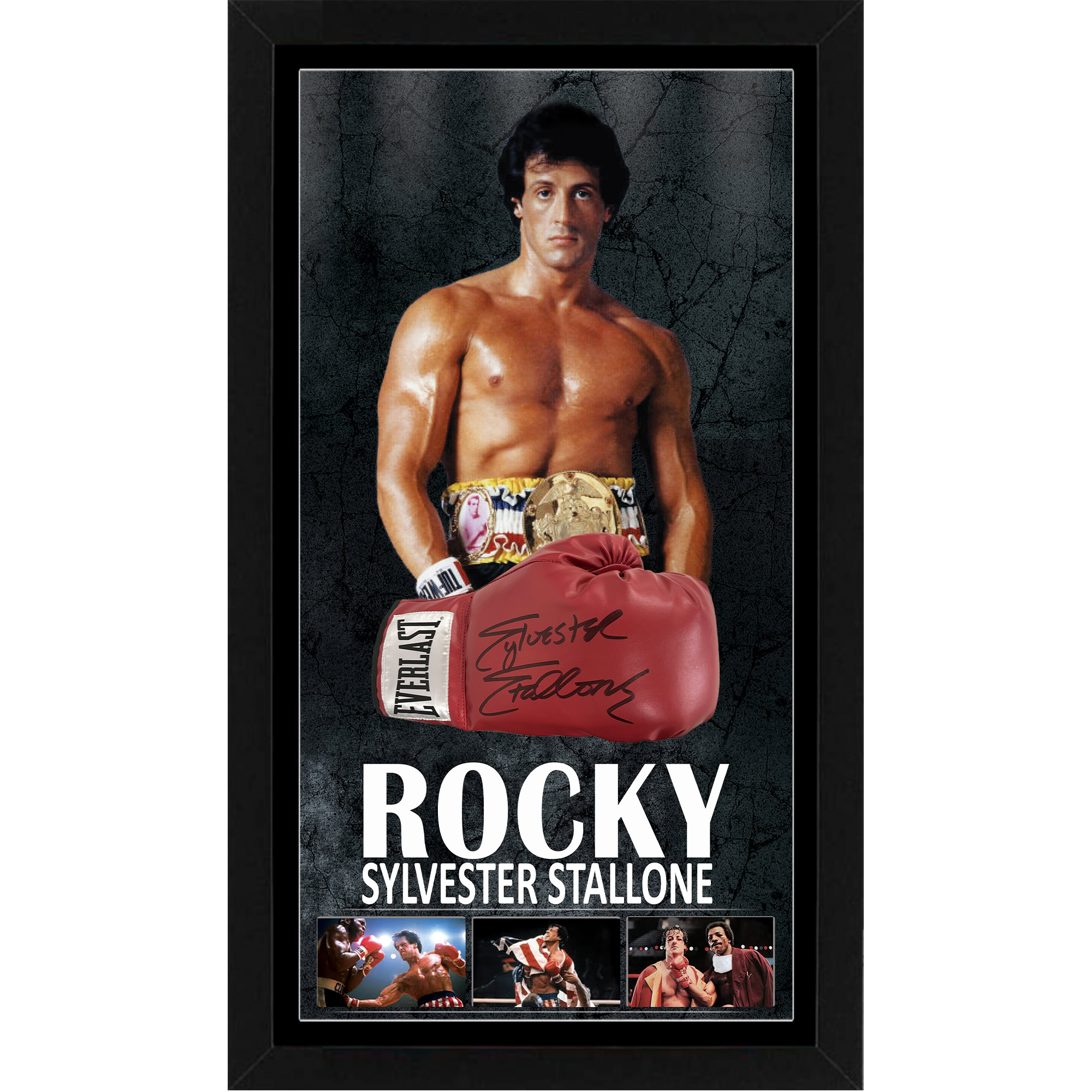 Rocky Balboa – Sylvester Stallone Signed & Framed Glove