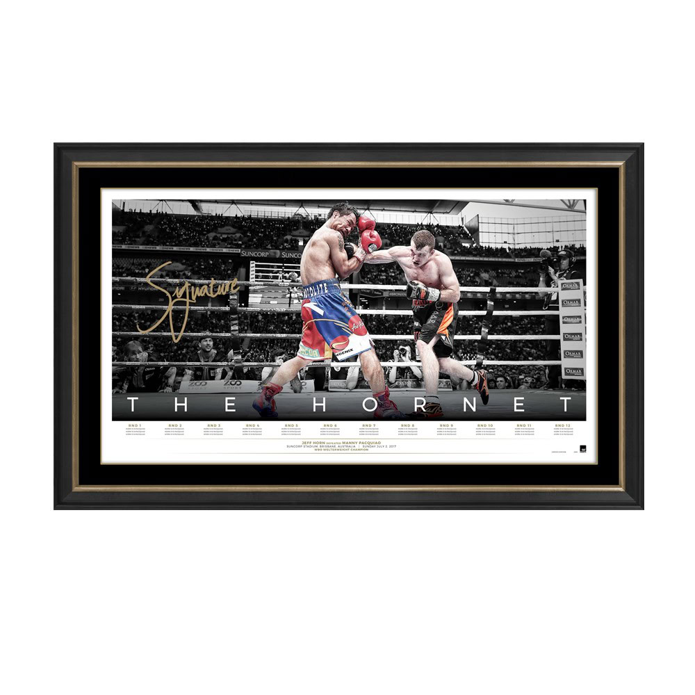 Boxing – The King of the Ring – Jeff Horn Personally Signed Fr...