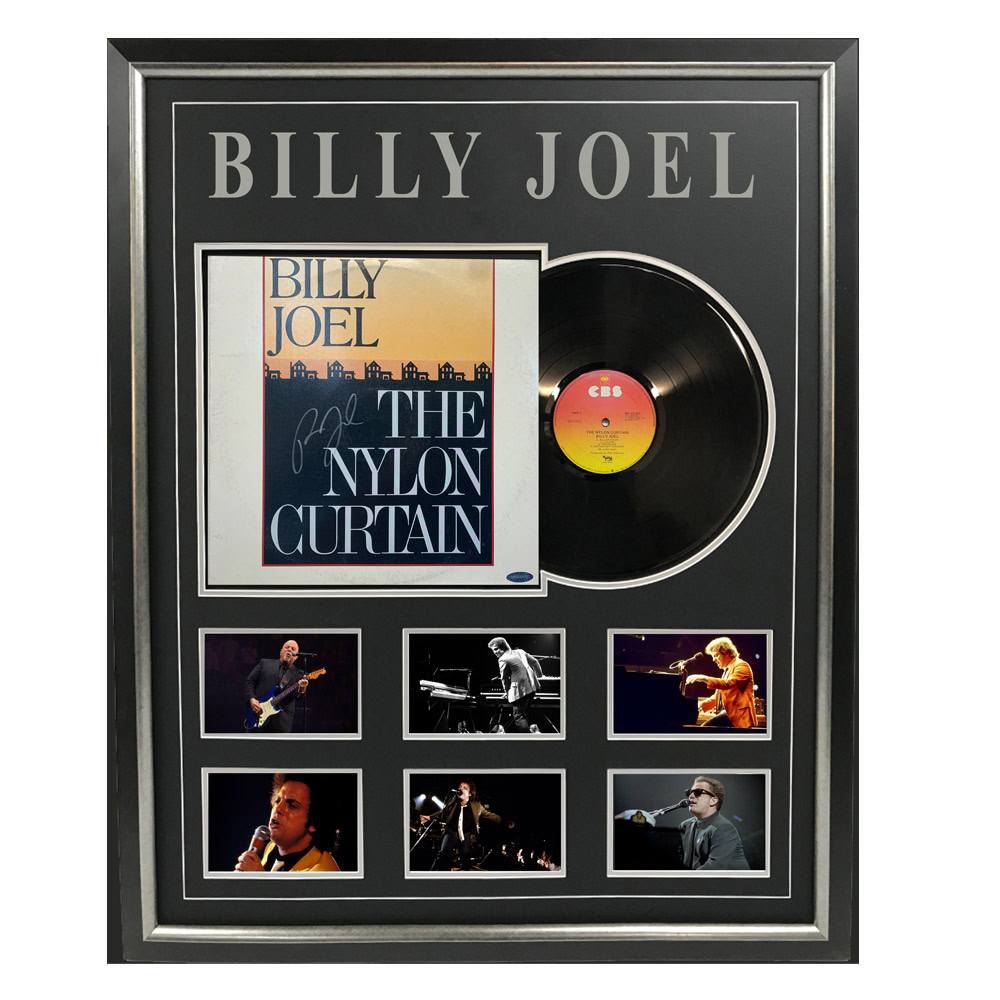 Music – Billy Joel – The Nylon Curtain Signed & Frame...
