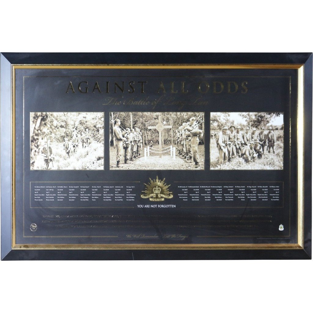 Military – Against All Odds – The Battle Of Long Tan Frame...