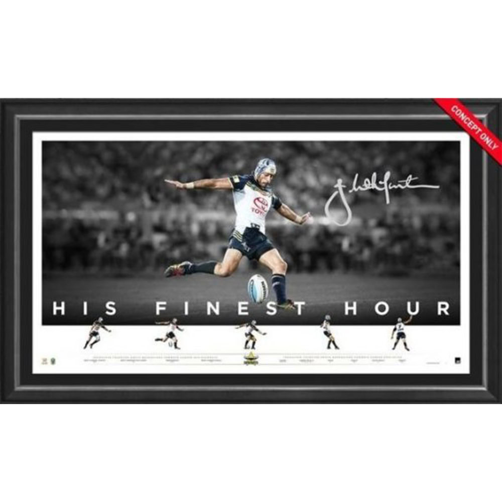 North Queensland Cowboys – Johnathan Thurston Signed & Frame...