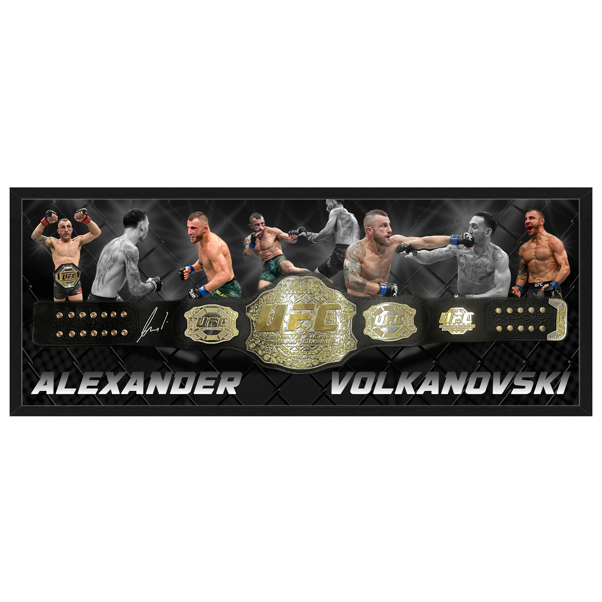 UFC – Alexander Volkanovski Signed & Framed UFC Belt