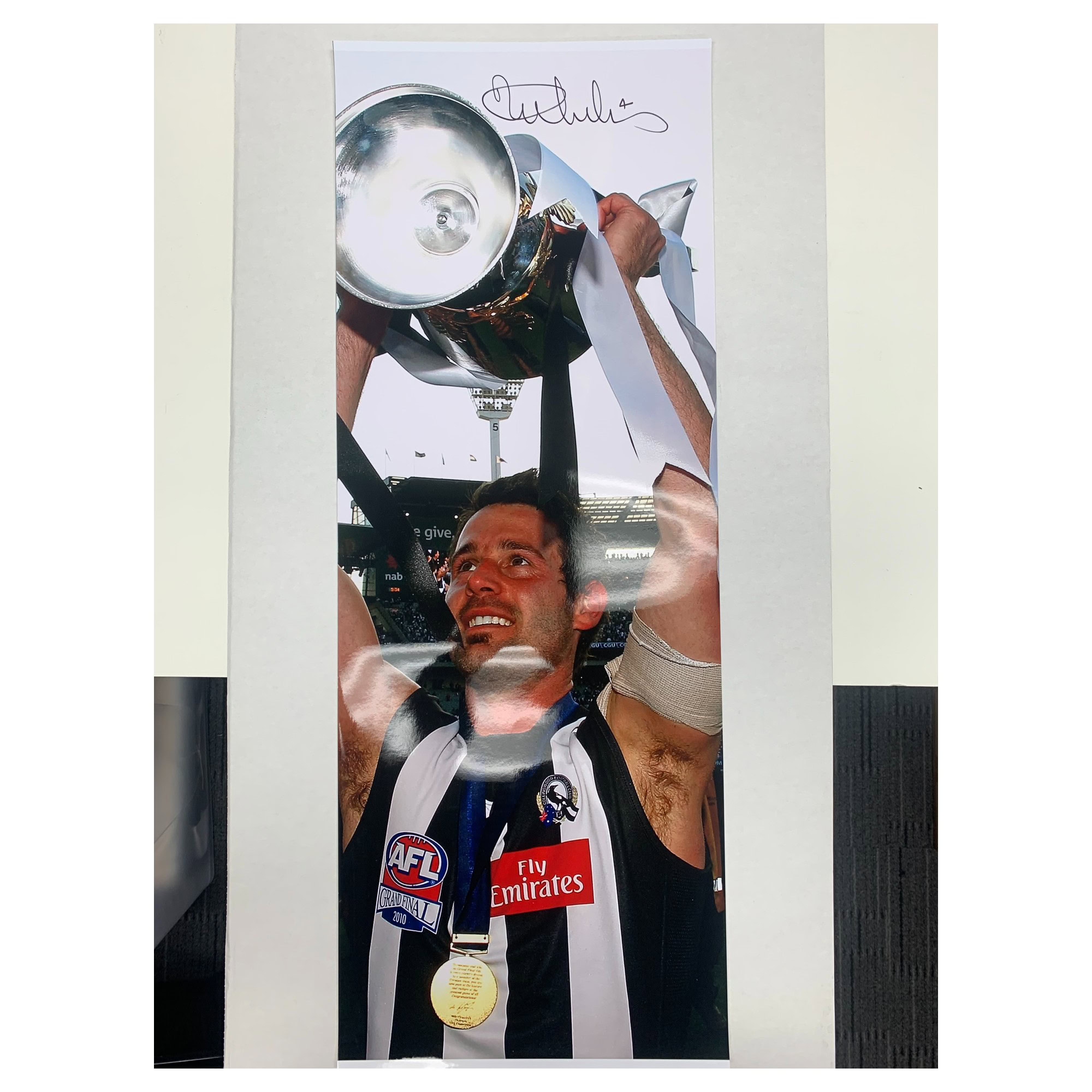 Collingwood Magpies – Alan Didak 2010 Premiership Player Hand Si...