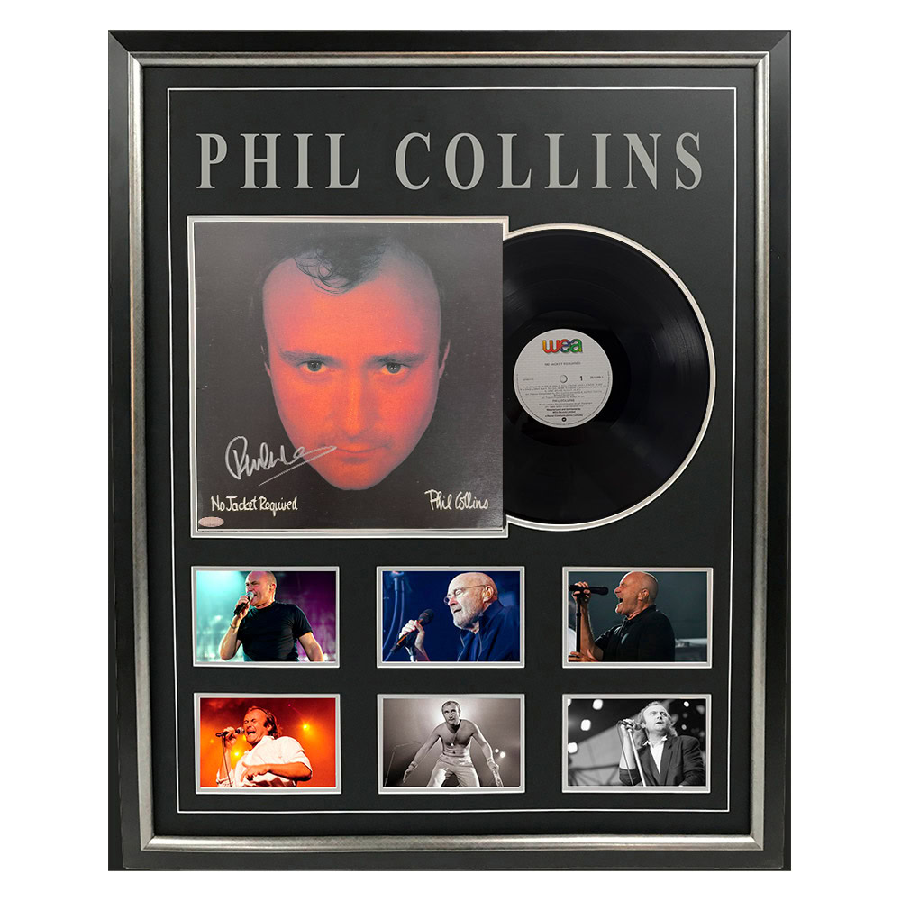 Phil Collins – No Jacket Required Signed & Framed Album Cov...