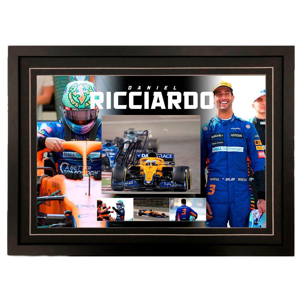 Motorsport – Daniel Ricciardo Signed & Framed McLaren Photograp...