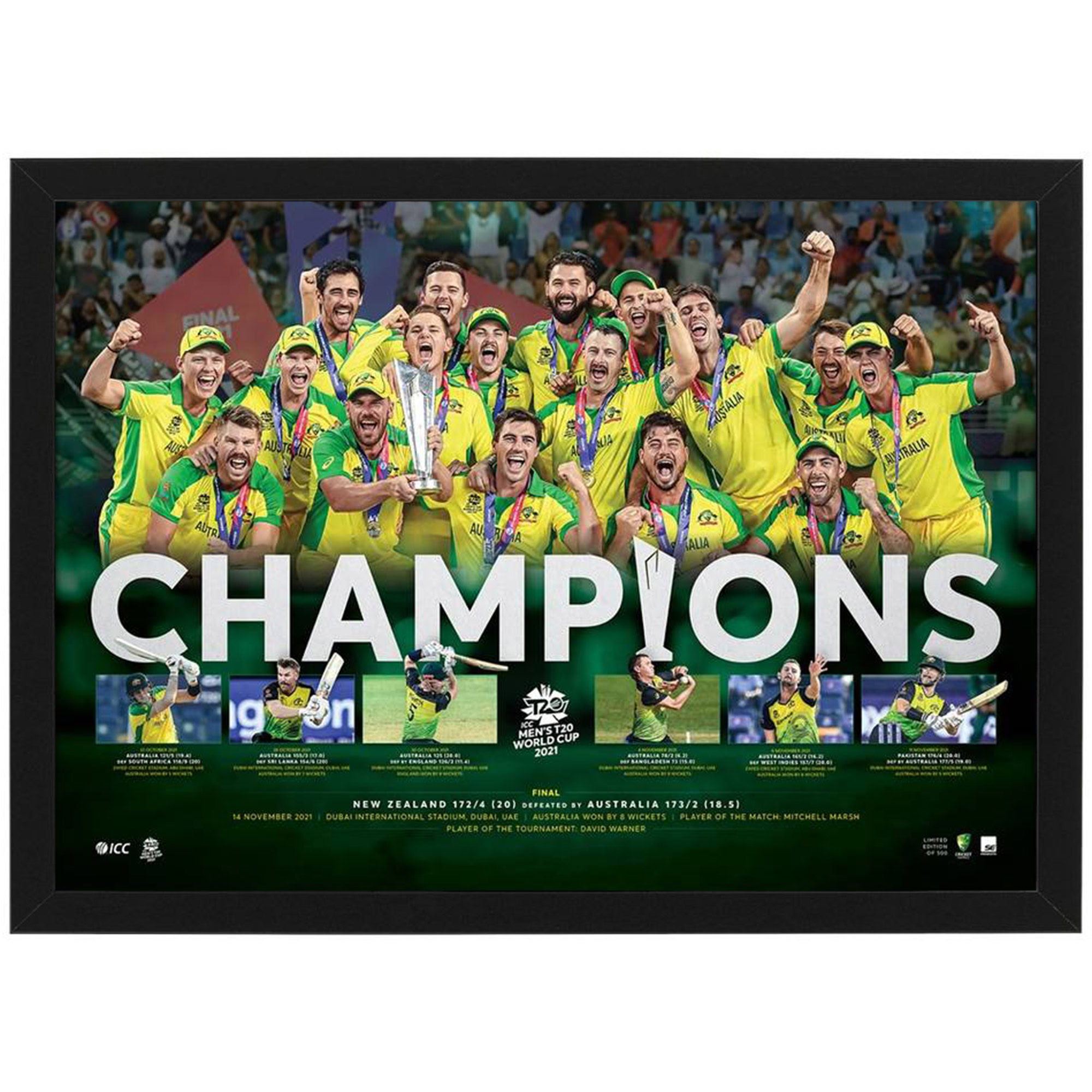 Cricket – AUSTRALIA 2021 ICC T20 WORLD CUP CHAMPIONS SPORTSPRINT
