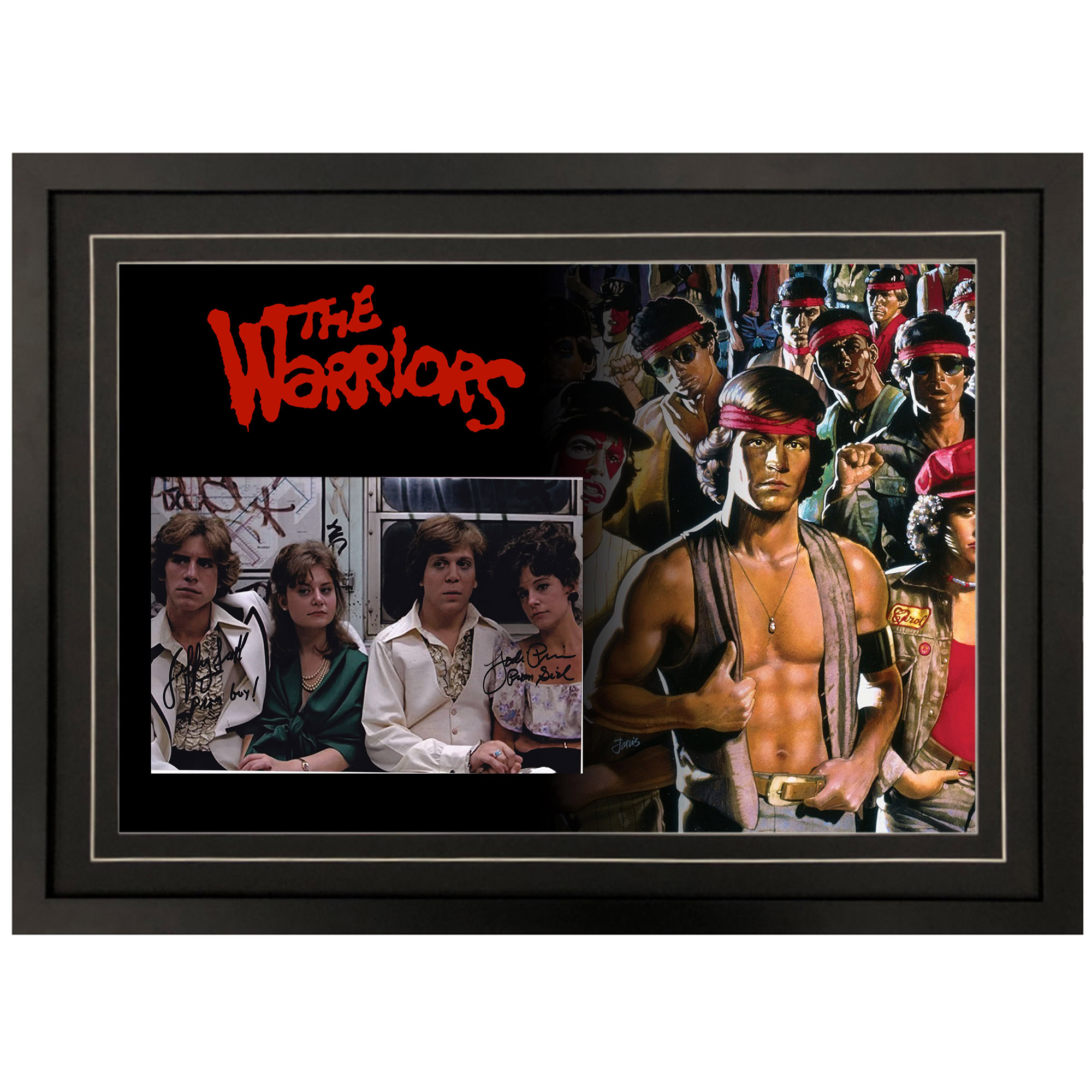 The Warriors – “Prom Couple” Signed & Framed 8&...