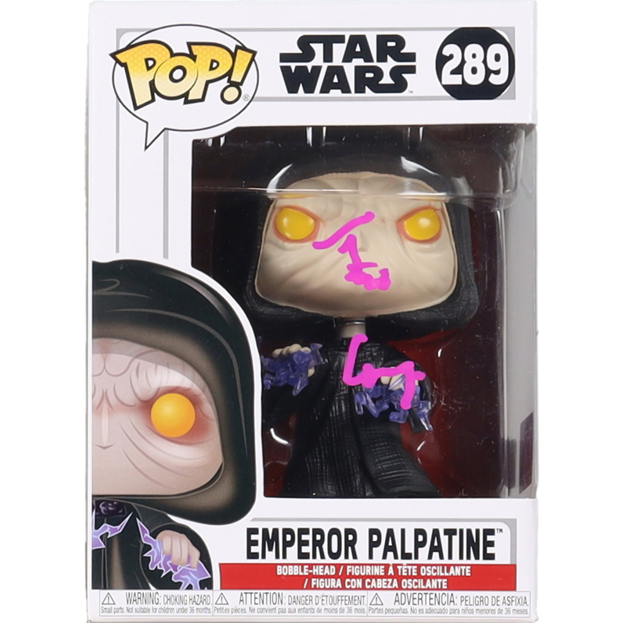 Tim Curry Signed “Star Wars” Emperor Palpatine #289 Funko ...
