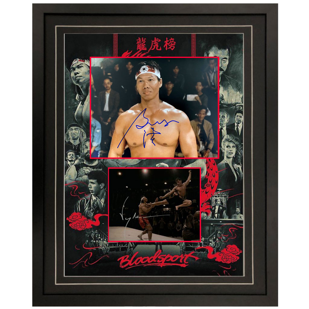 Jean Claude Van Damme & Bolo Yeung – Bloodsport Signed ...