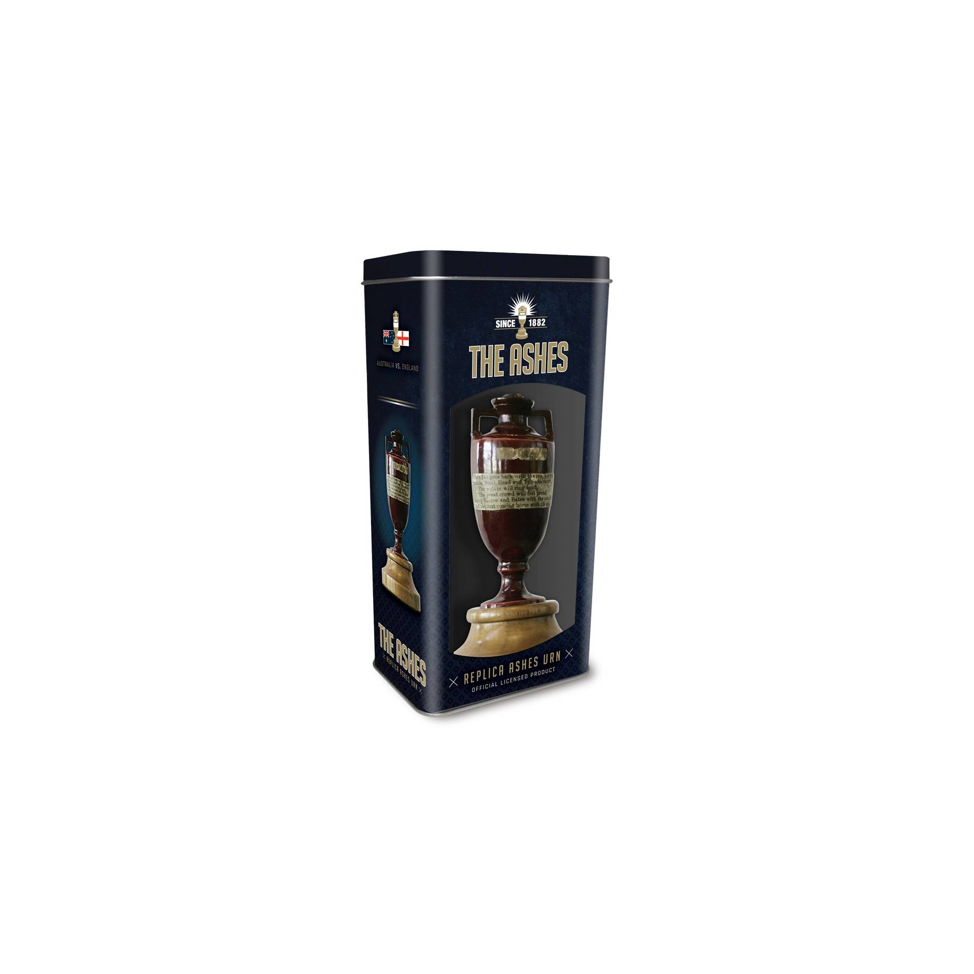 CRICKET – REPLICA ASHES URN IN COLLECTIBLE TIN
