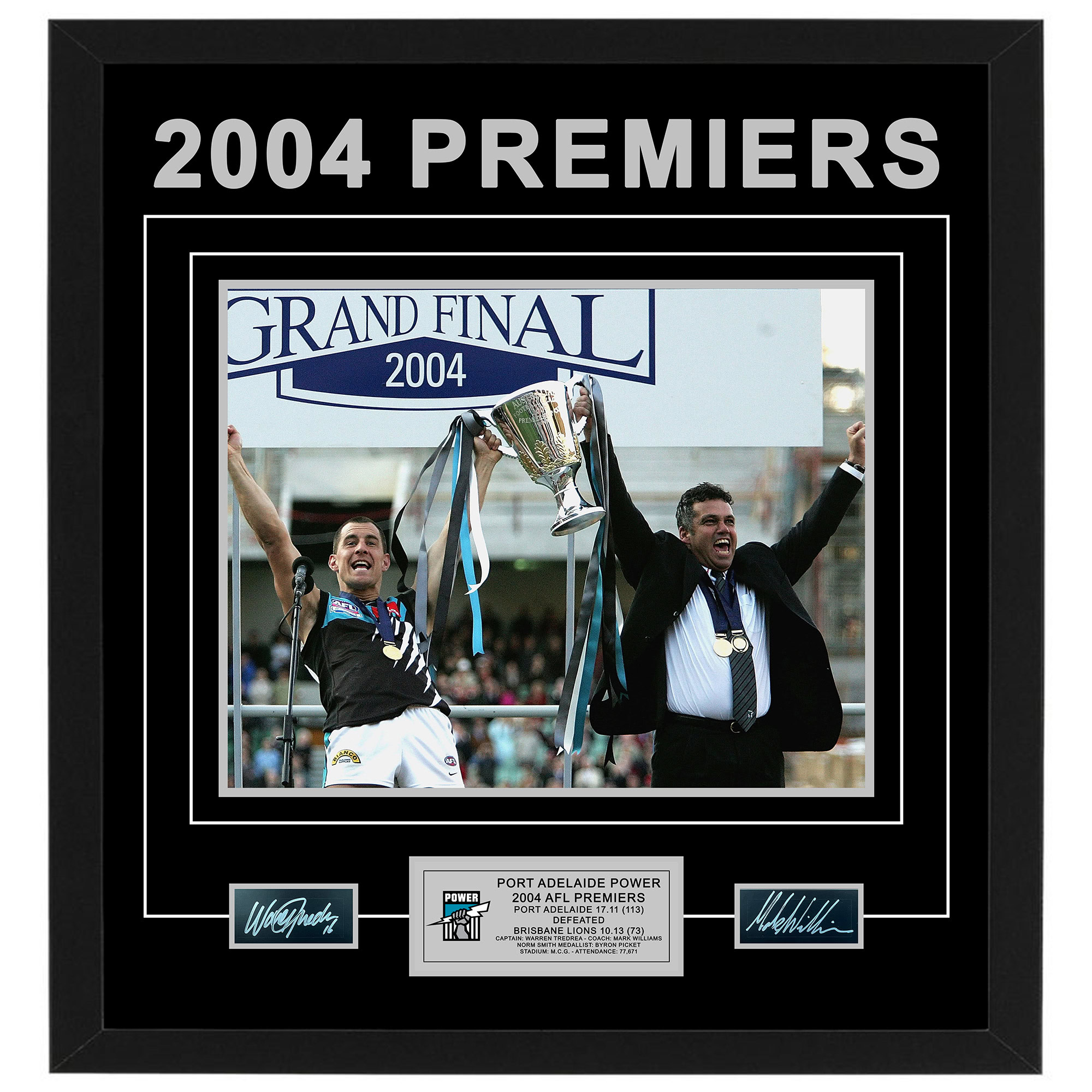 Port Adelaide Power – Warren Tredrea & Mark Williams Signed...