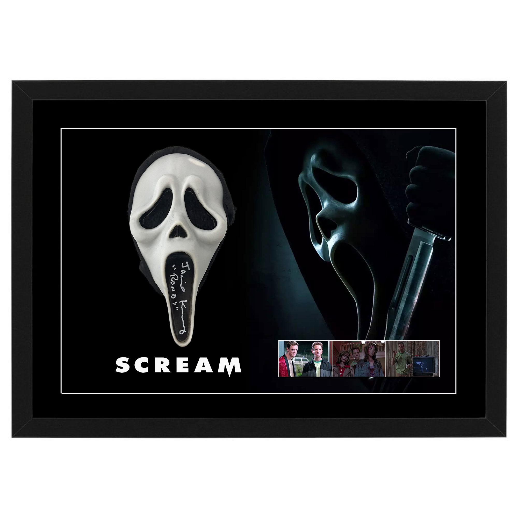 Scream – Jamie Kennedy Signed & Framed Ghostface Mask (JSA ...