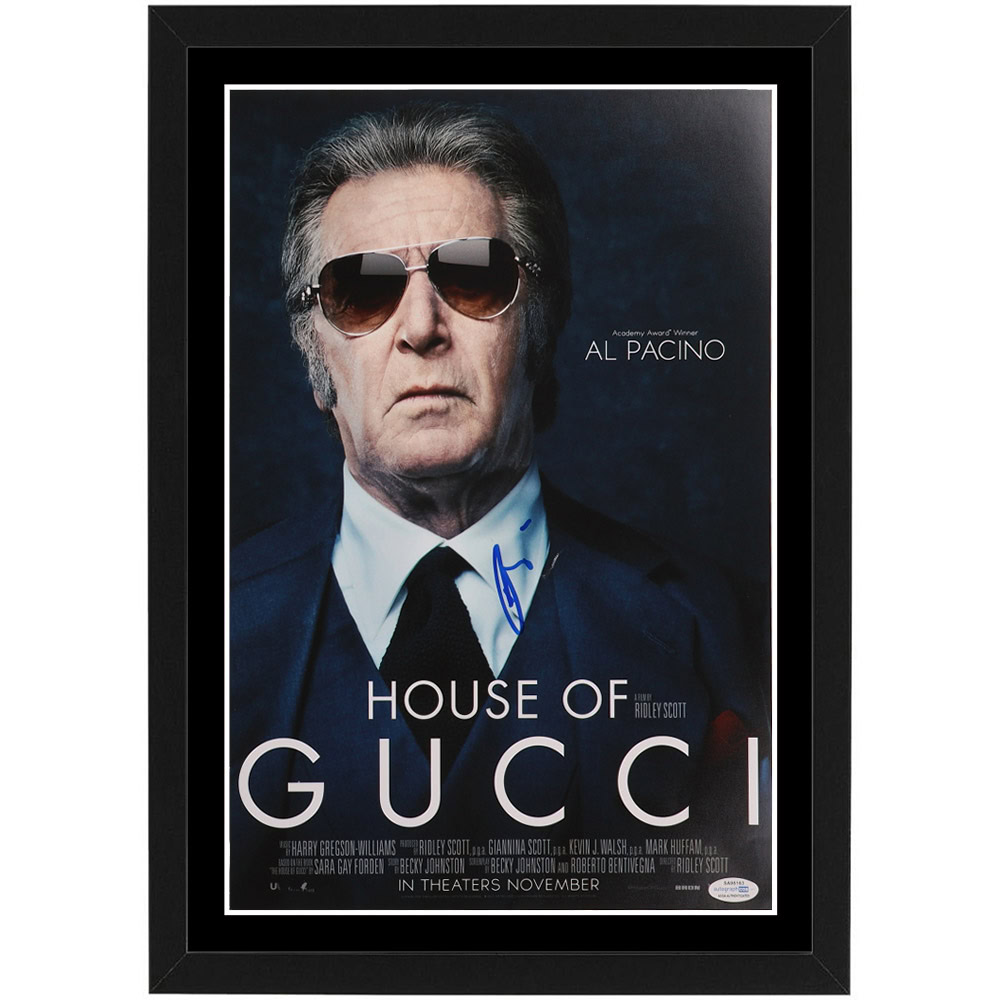 AL PACINO – “House Of Gucci” Signed & Framed 11...