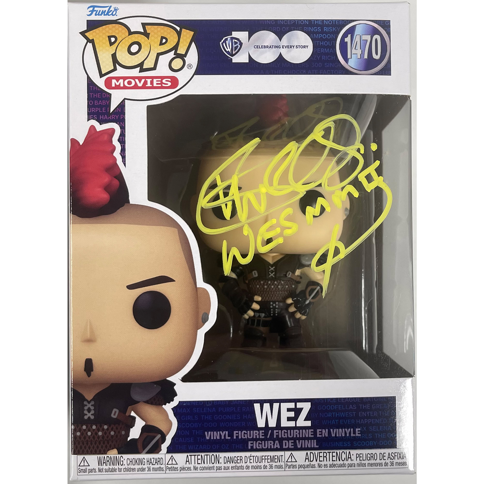 Vernon Wells – “Mad Max” Wez #1470 Autographed Funko...