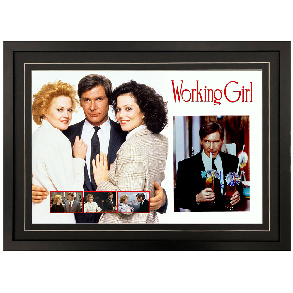 HARRISON FORD Signed & Framed “Working Girl” 8×1...