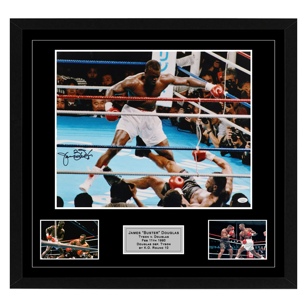 James Buster Douglas Signed & Framed 16×20 Photograph “...