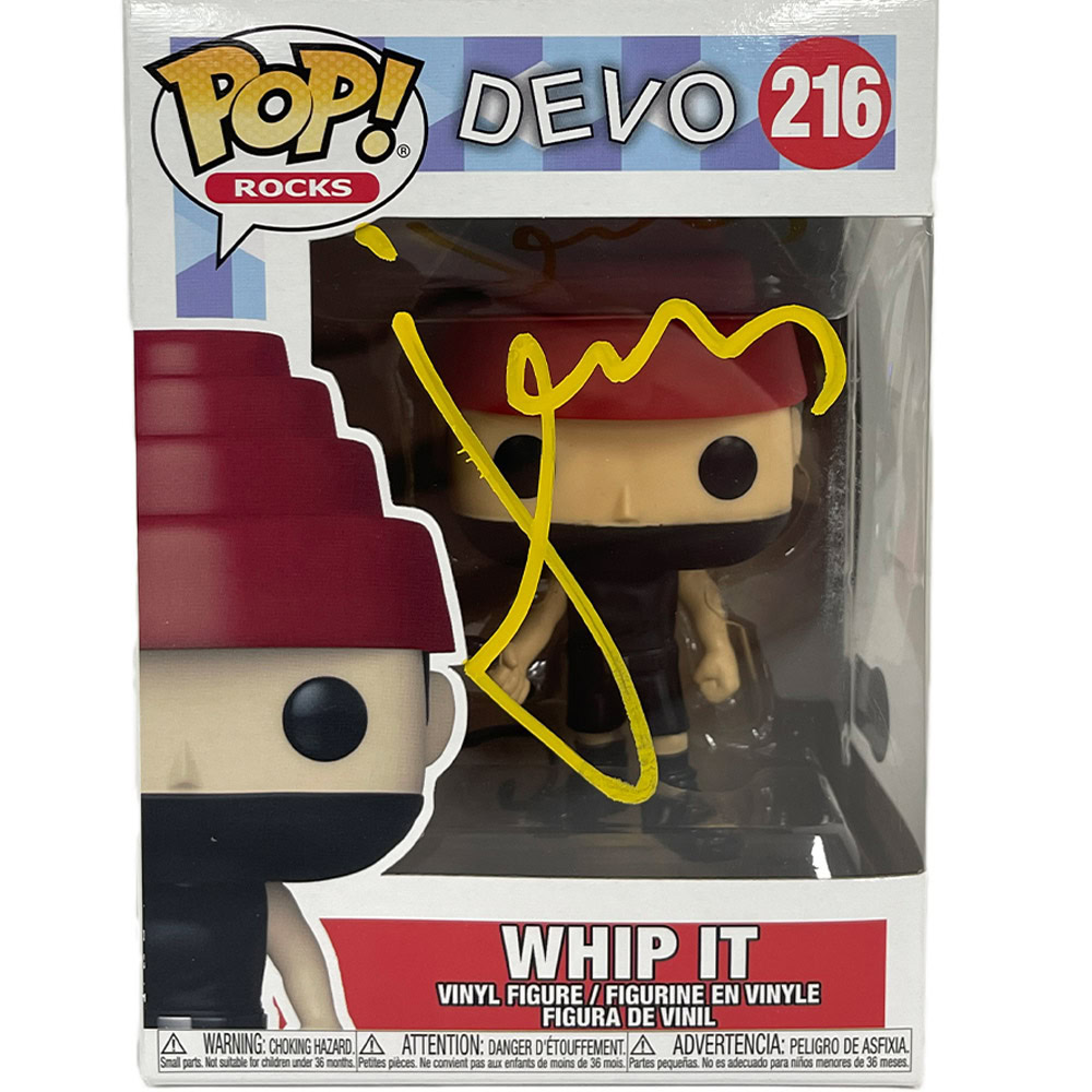 Gerald Casale Signed “Devo” Whip it #216 Funko Pop! Vinyl ...