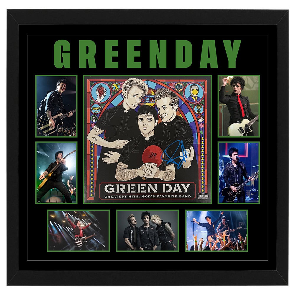 Billie Joe Armstrong Signed & Framed “Green Day – Gre...