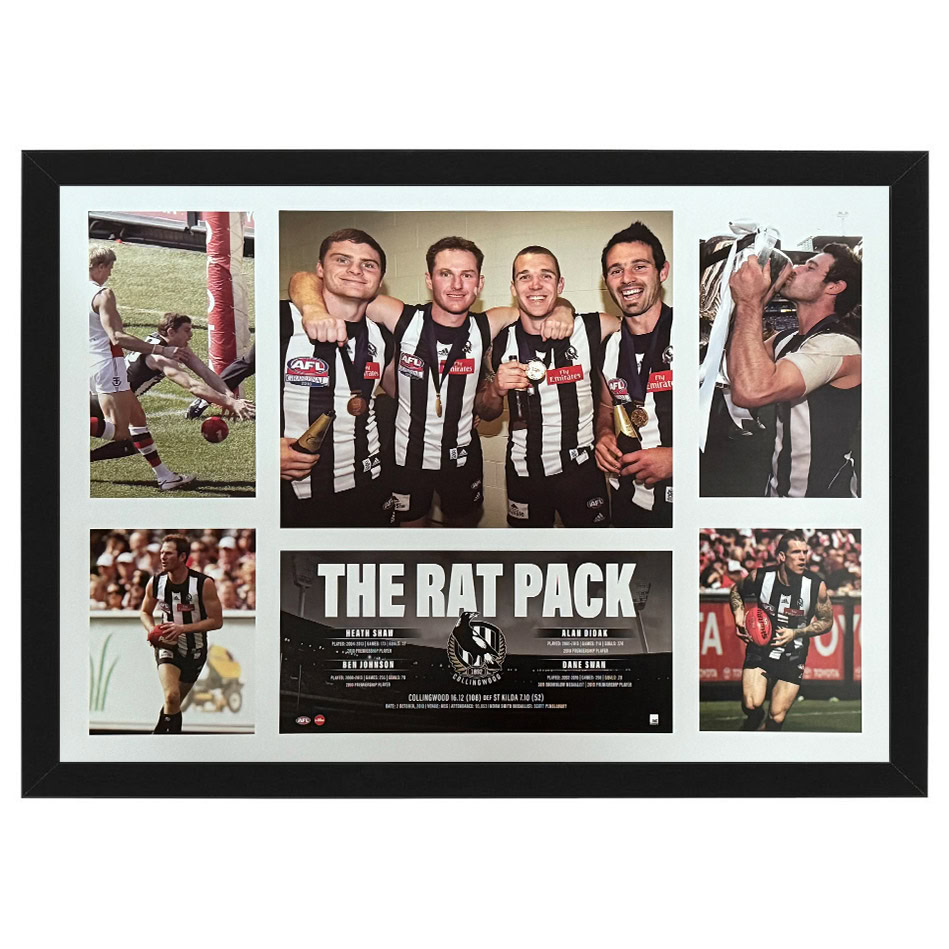 Collingwood Magpies “The Rat Pack” Superframe SHAW JOHNSON...