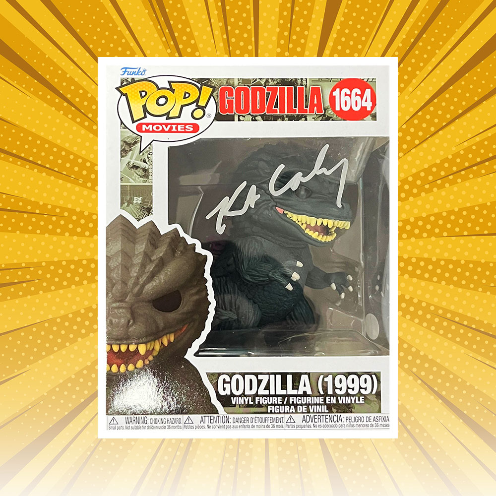 Kurt Carley “Godzilla” Signed #1664 Funko Pop! Vinyl Figur...