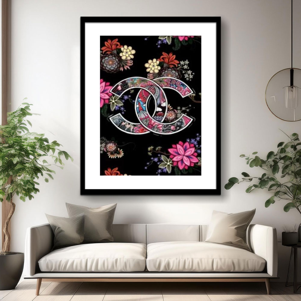 Wall Art – Chanel Flower Print