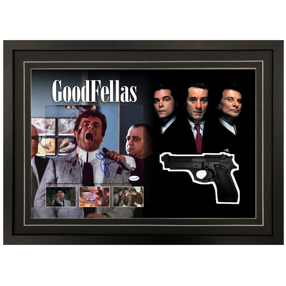 Joe Pesci Signed & Framed “GoodFellas” 8×10 Phot...