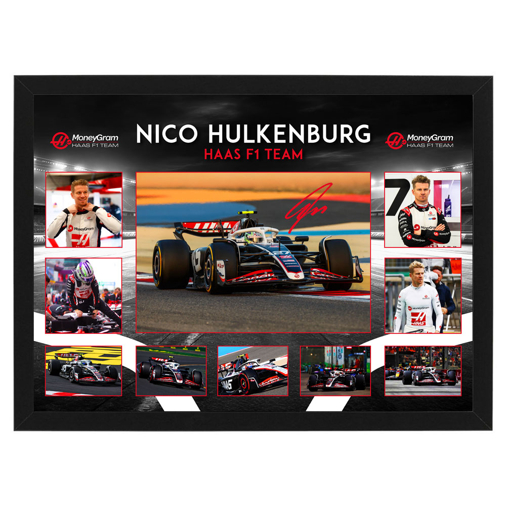 Formula 1 – Nico Hulkenberg Haas Framed Large Photo Collage